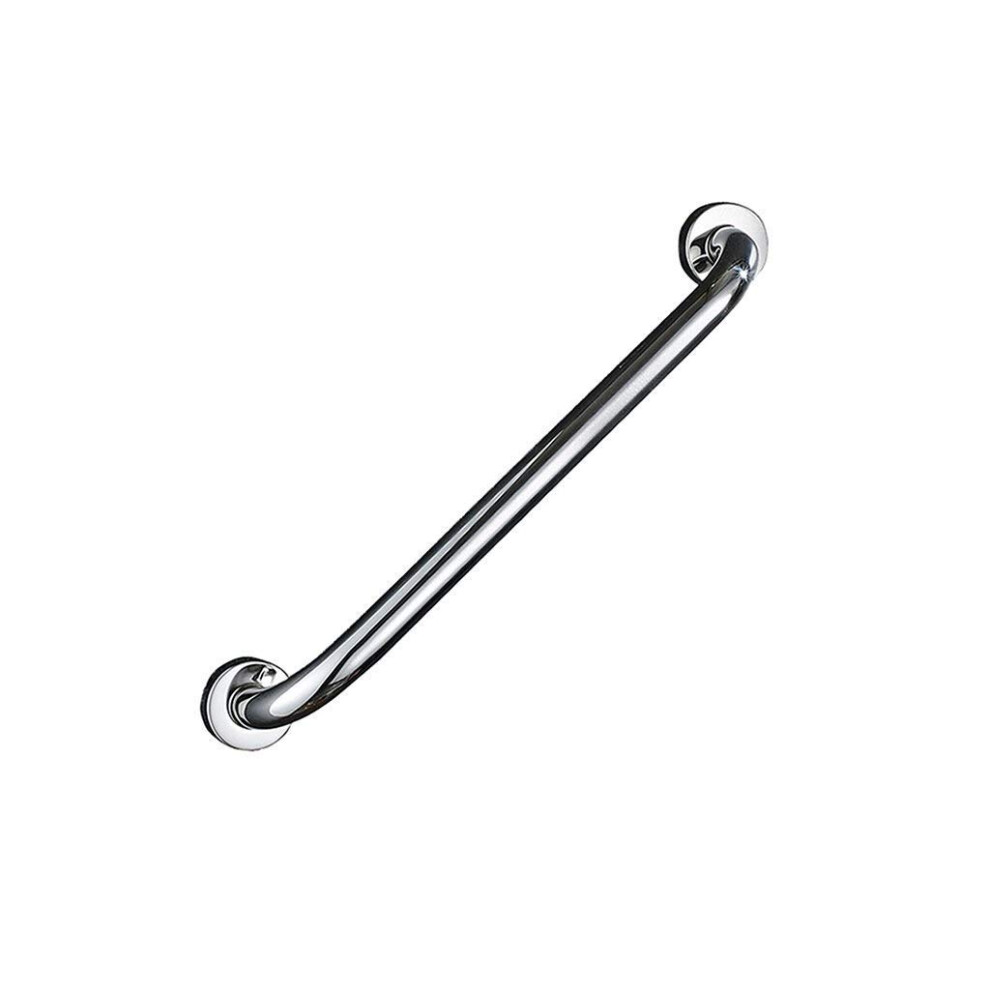 Bathroom Grab Bar 53cm Stainless Steel Handrail 300kg Load Seamless Arc Design for Elderly and Disabled
