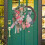 Portable Easter Rabbit Wreath for Front Door or Wall Spring Decors with 5