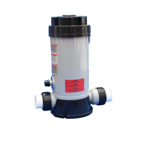 CL200 Inline Pool Automatic Chlorinator Feeder with Quick Connect Unions, Compatible Replacement for Hayward Chlorinator 2
