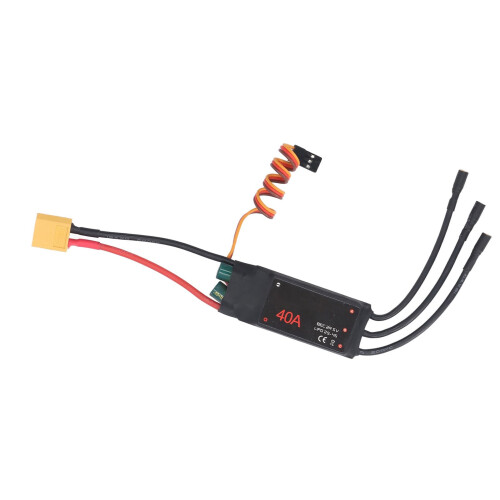 40A Brushless Motor ESC for RC Airplane Drone Boat, BLHeli USB Configurable  Performance Controller 2