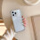 Luxury Glitter Bling Case for iPhone 11 Pro Max, Diamond Frame Shockproof Clear Protective Cover 4