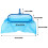 Pool Leaf Skimmer Net with Fine Mesh for Quick Surface Cleaning, Lightweight Blue Plastic Tool for Pool and Pond 4