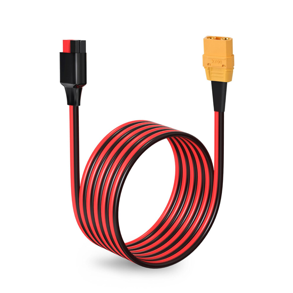 Xt90 To Adapter 10Awg Female Connector Cable 6Ft For Anderson, Rc Battery And Solar Power Station 9310869814955