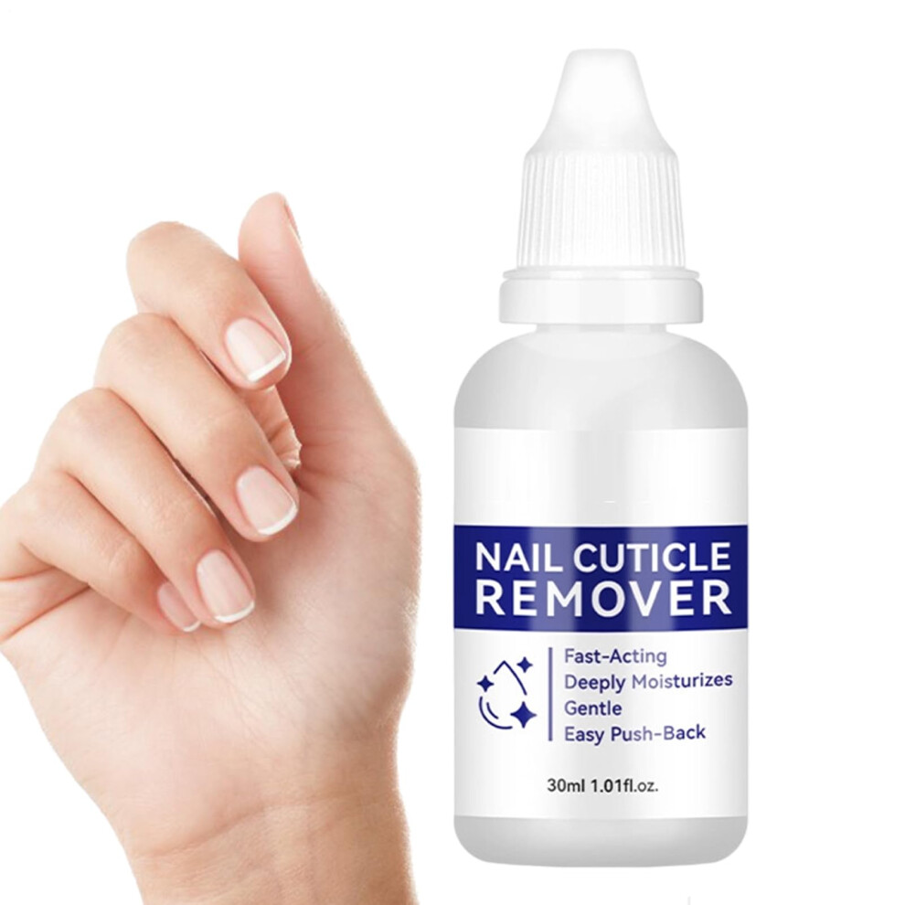 Cuticle Remover Liquid with Quick Softening Formula, No Soak Cuticle Softener for Salon Manicure Prep