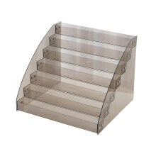 7 Tier Acrylic Display Stand Nail Polish Organizer Transparent Multi Layer Riser for Cosmetics Perfume 12.20inch
