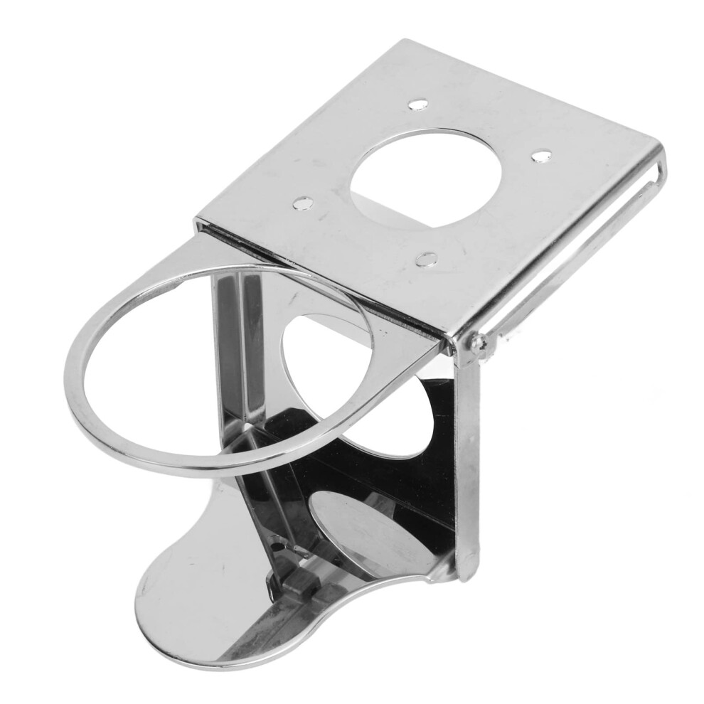 Stainless Steel Folding Cup Holder For Rv Boat Car, Adjustable Drink Holder With Screws 9330225693024