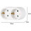 Wall Power Strip Electrical Power Strip 2 Socket 3500W 16A Multi Socket for Home 3