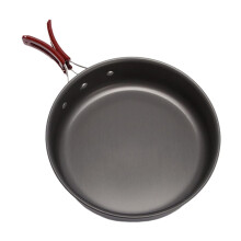Camping Frying Pan with Foldable Handle, Compact Non‑Stick Cookware for Outdoor Cooking and Picnic