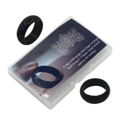 Magic Ring Trick Set 6.6x6.6cm for Close Up and Stage Illusion, Beginners and Pro Performance 1