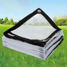 Clear Plastic Tarpaulin Waterproof UV Protection Outdoor Transparent PVC Tarp for Garden Camping 10x20ft