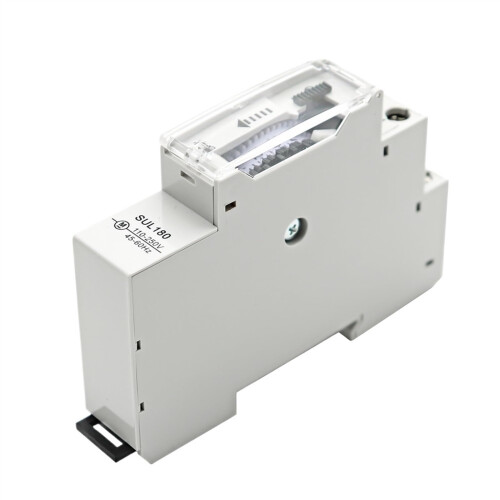 SUL180A Electromechanical Relay 24V DC Programmable DIN Rail Timer Switch with Reliable Current Switching 2