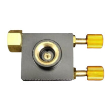 Propane Refill Adapter for Camping Stove, Durable Aluminum Tank Converter with Leak‑Resistant Design