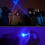 2025 newest high power blue tactical flashlight, LED light, battery powered 3