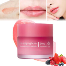 Lip Sleeping Mask Berry 0.7oz Hydrating Lip Balm for Dry Cracked Lips Deep Hydration Overnight