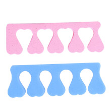 2Pcs Soft Toe Separators and Nail Spacers for Pedicure Manicure Protect Fresh Polish Cushion Comfort
