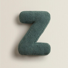 Letter Pillow Z Soft Cozy Alphabet Throw Pillow with Removable Cover for Sofa Couch Bed Decor