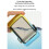 Transparent Cigarette Case with BuiltIn Refillable Lighter, Waterproof Holder for 20 Cigarettes, White 3