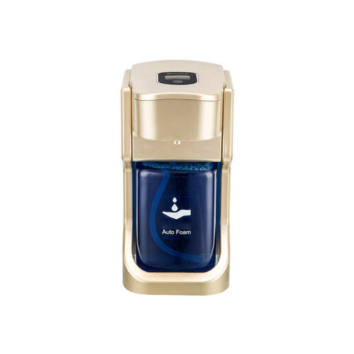 Gold Automatic Foaming Hand Soap Dispenser 16.9oz Touchless Smart Sensor for Bathroom Countertop or Wall Mount