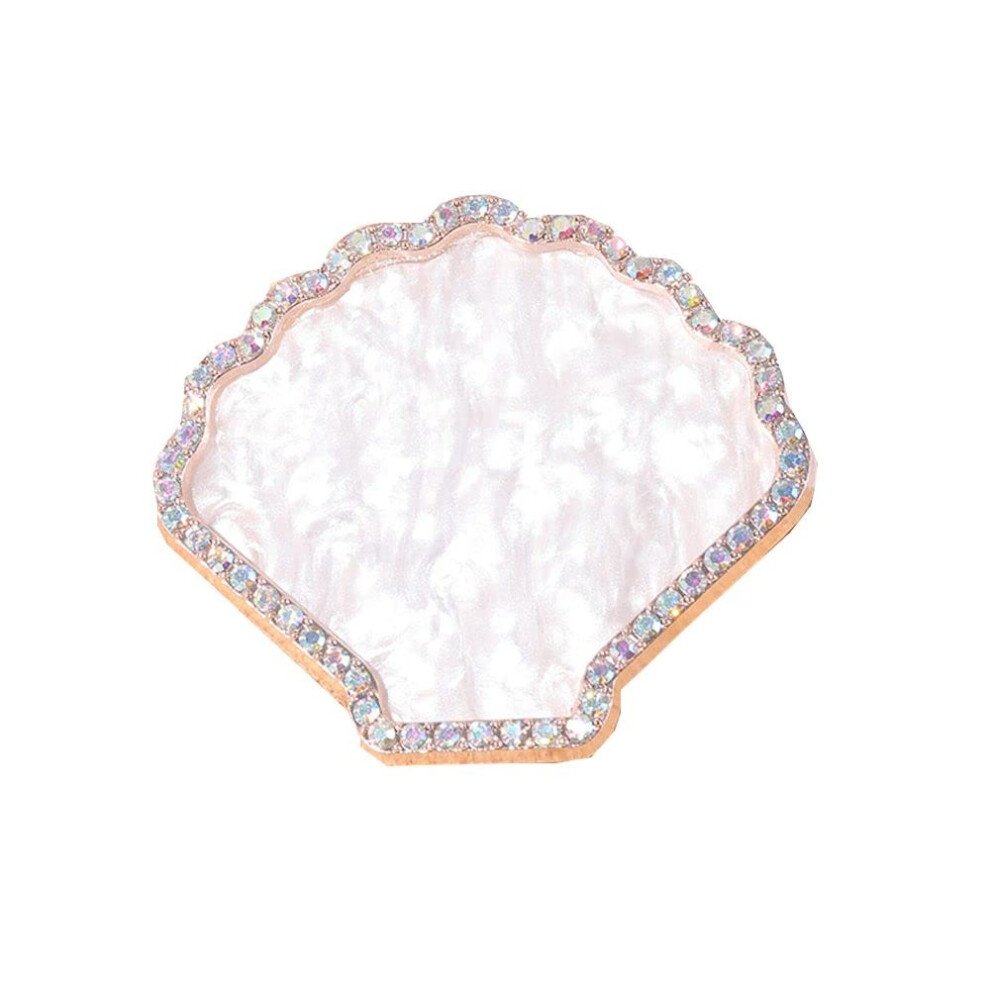 Nail Art Palette Acrylic Display Board with Rhinestones, Large Easy Clean Mixing Palette for Salon Use