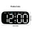 LED Digital Alarm Clock Electric Desk-2817 black shell pin 4