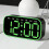 LED Digital Alarm Clock Electric Desk-2817 black shell pin 7