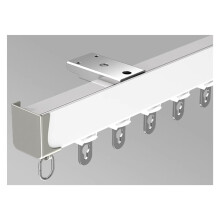 Ceiling Curtain Track Rail White Aluminum, SpaceSaving Ceiling Mount Room Divider for Hospital or Home
