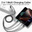 Multi USB Charging Cable 3A, (2Pack 6.6FT)3 in 1 Fast Charger Cord Connector with Dual Pho 3