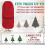 Upright Christmas Tree Storage Bag - Fits Topiary Trees Up to 7.5ft, Durable 2