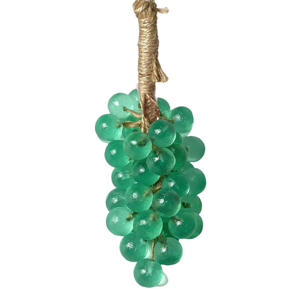 Green Handmade Cold Process Grape Soap On A Rope For Gentle Daily Cleansing And Decorative Gift Use