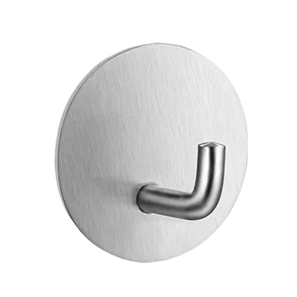 Adhesive Wall Hooks Stainless Steel Towel Hook Rustproof No Drill For Bathroom And Kitchen 1Pcs 9045646733142