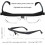 Adjustable Focus Reading Glasses with Dial Control for Near and Intermediate Vision, Lightweight Frame 2