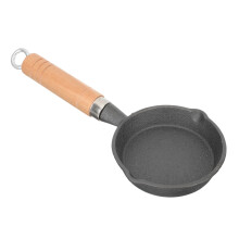 Mini Cast Iron Skillet Small Frying Pan for Butter Melting and Egg Cooking, Durable Easy Clean Design