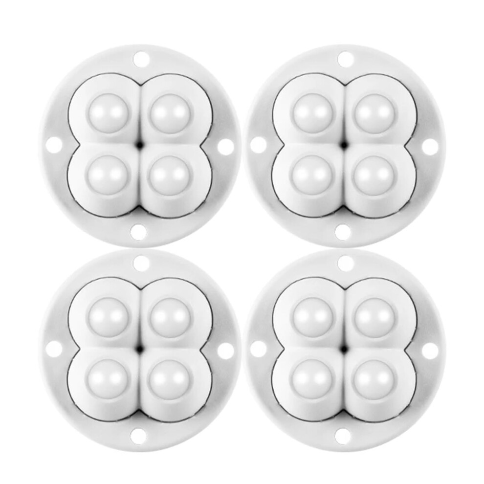 Self Adhesive Caster Wheels 30Pcs Set, 360 Swivel Mini Furniture Wheels For Trash Bin And Storage Box 9045646733272