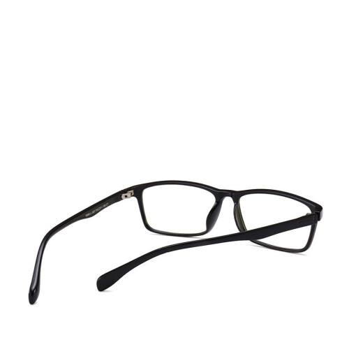Red Rectangle Blue Light Blocking Reading Glasses +1.50 TR Frame Anti Fatigue Computer Readers for Clear Vision 2