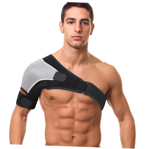 Adjustable Right Shoulder Brace Rotator Cuff Support with Breathable Compression for Injury Recovery 2