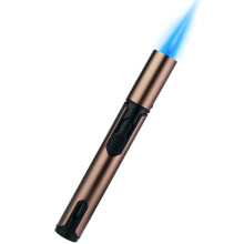Torch Lighter Adjustable Jet Flame Windproof Refillable Butane Metal Lighter for BBQ Camping