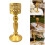 Multipurpose Wrought Iron Decorative Tealight Candle-gold S 3