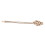 Quartz Clock Pendulum Replacement with Rhinestone Luxury Design, Durable Metal Wall Clock Accessory 1