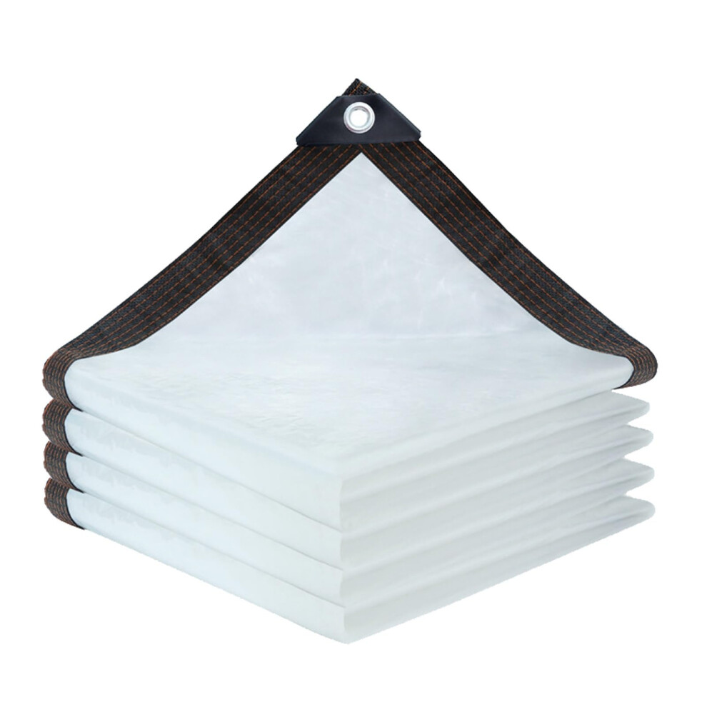 Clear Vinyl Tarp 20X26 Ft Waterproof Heavy Duty With Rustproof Grommets For Greenhouse Patio Garden 9351714930239