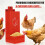 Automatic Chicken Feed Dispenser Manufactured From Durable-Red 6