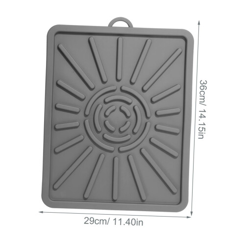 2pcs Silicone Baking Mat and Stove  Protector Set, Nonstick Heat‑Resistant Reusable Griddle Pad 1