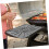 2pcs Silicone Baking Mat and Stove  Protector Set, Nonstick Heat‑Resistant Reusable Griddle Pad 3
