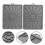 2pcs Silicone Baking Mat and Stove  Protector Set, Nonstick Heat‑Resistant Reusable Griddle Pad 4