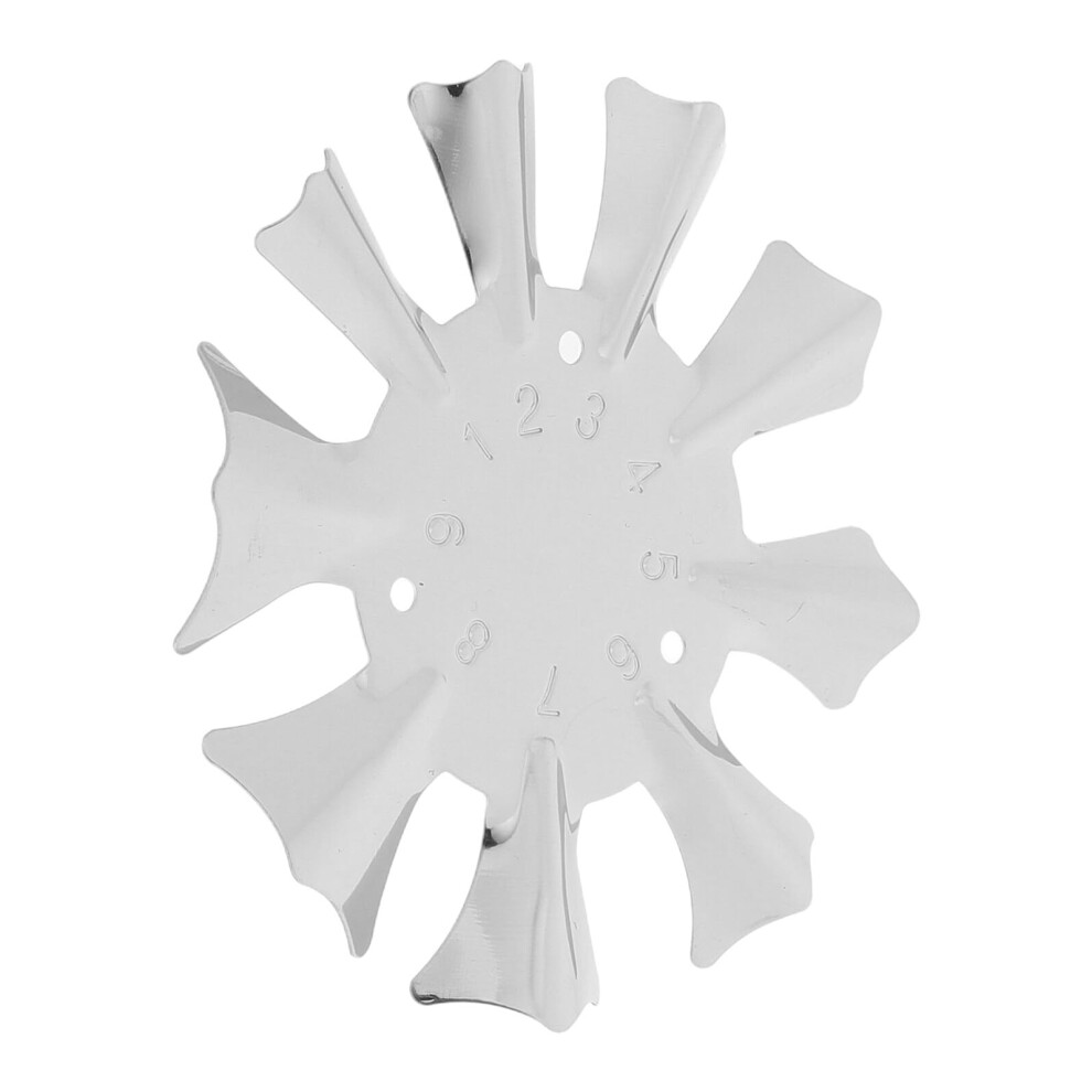 Reusable French Tip Nail Art Template Metal Nail Shaper Tool for Professional Manicure