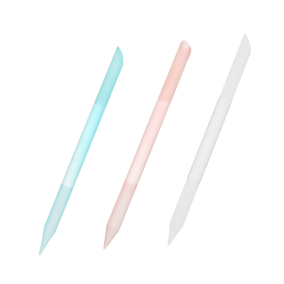 3pcs Glass Nail File and Buffer Set for Women, Fast Polishing and Smooth Edge Refinement