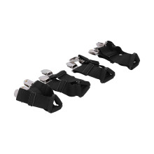4PCS Elastic Bed Sheet Straps Set Adjustable Grippers Clips Secure Bedding Grip for Mattress Covers Black