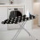 Resistant Ironing Board Cover and Pad with Polka Dot, Hook and Loop 15x54 2