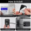 2025 Latest Model  Fridge Lock, Upgraded Refrigerator Lock Combination, Freezer Lock for Upright 4