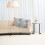 2pcs Square linen pillow cover office cushion cover 3