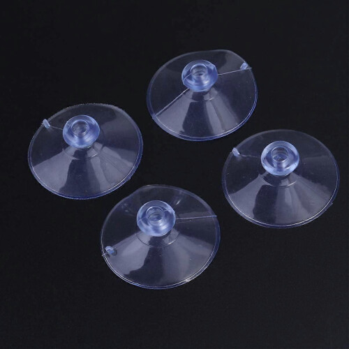 Double Sided Suction Cups: 50 Pieces Clear Suction Cups PVC Plastic Suction Cup 1